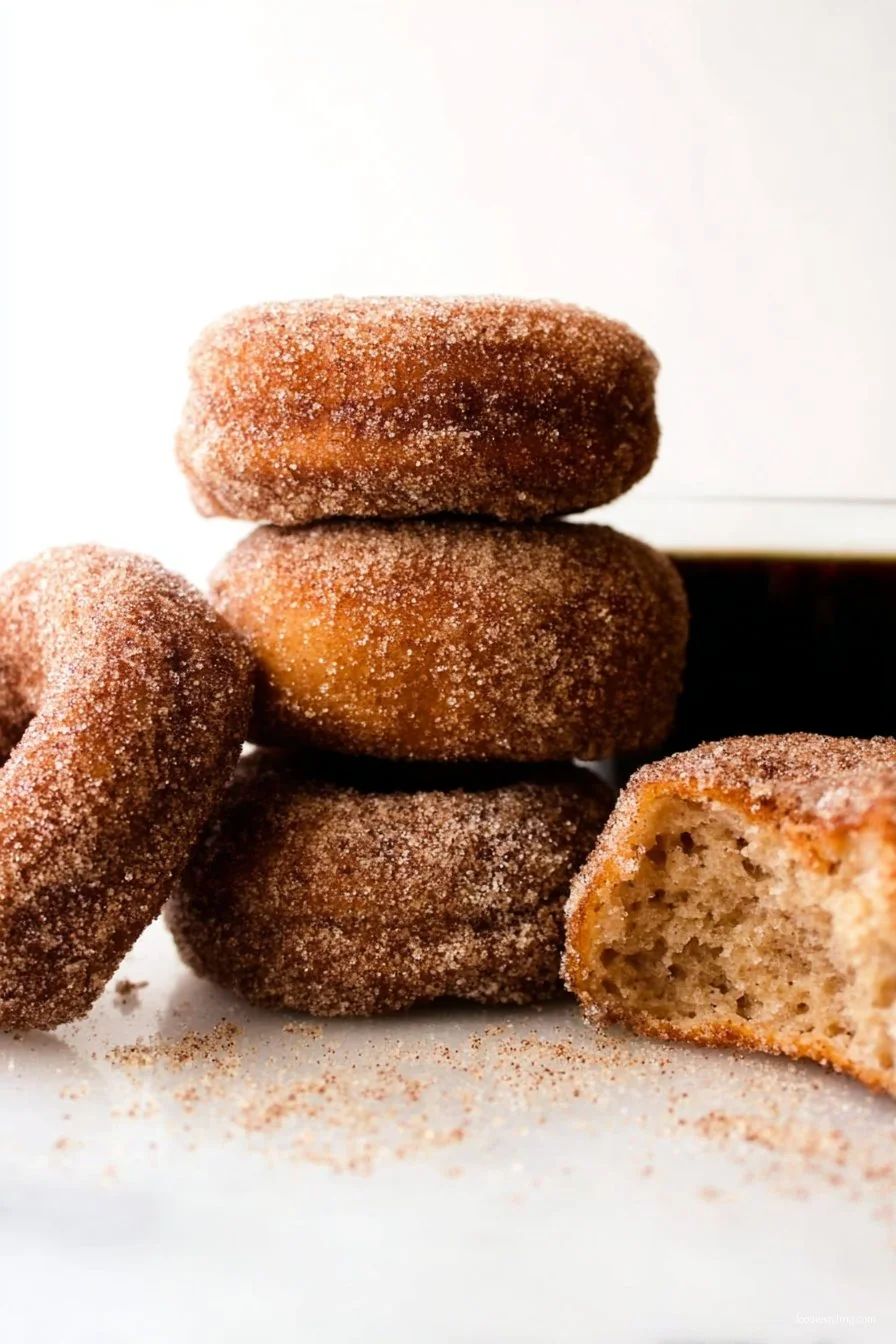 Baked Apple Cider Donuts cooking process