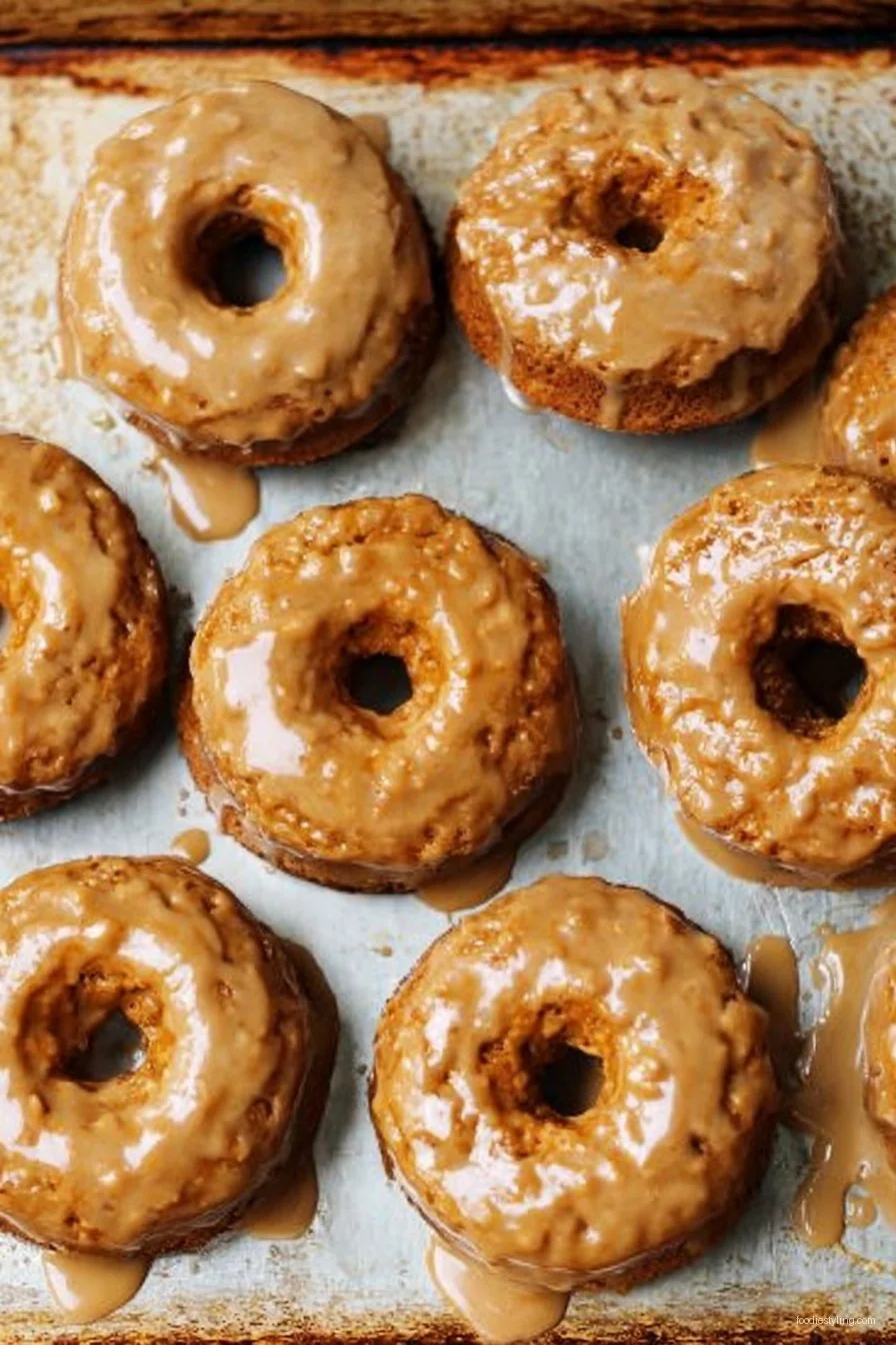 Baked Pumpkin Donuts with Maple Glaze cooking process