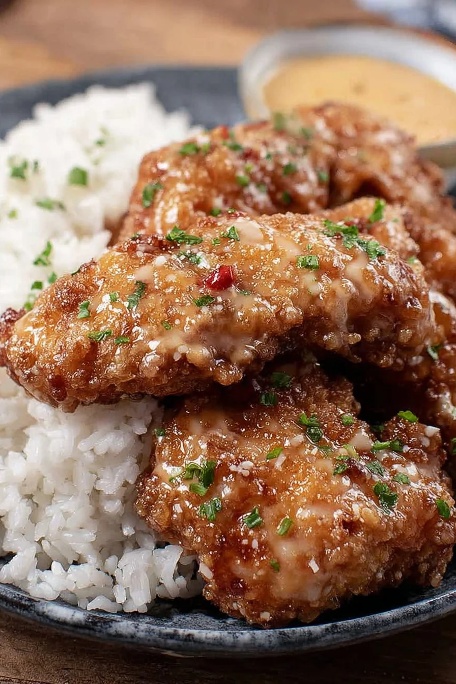 Bang Bang Chicken cooking process