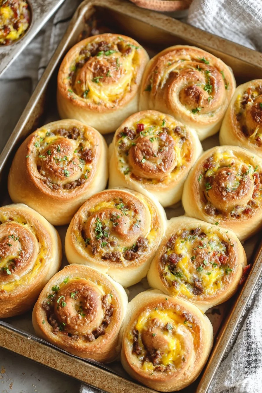 Breakfast Rolls Recipe cooking process