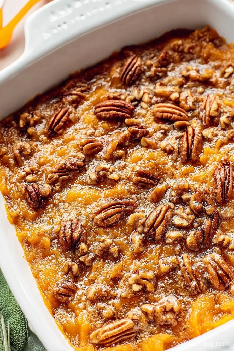 Butternut Squash Casserole cooking process