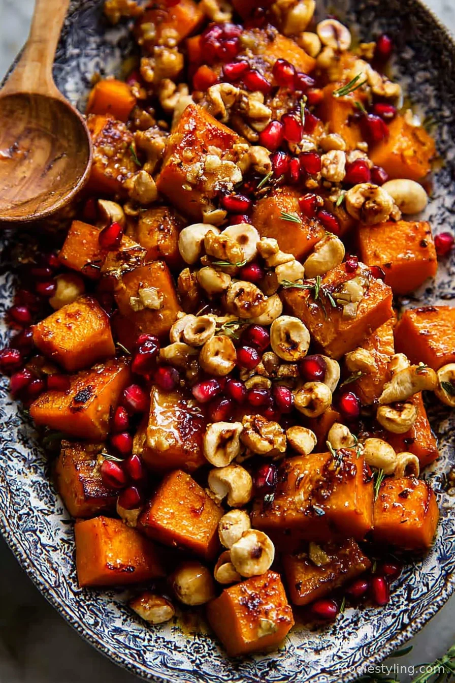Butternut Squash with Brown Butter Hazelnuts cooking process