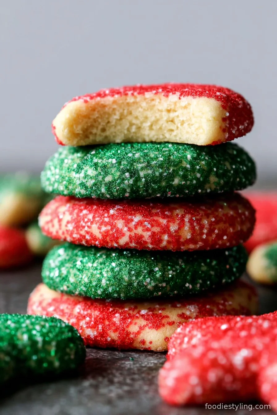 Christmas Cookie Sparkles cooking process