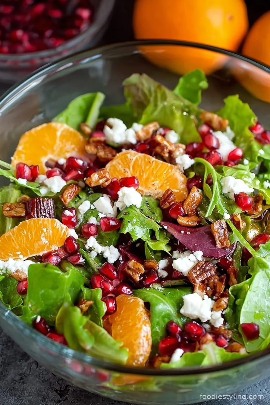 Christmas Salad Recipe cooking process