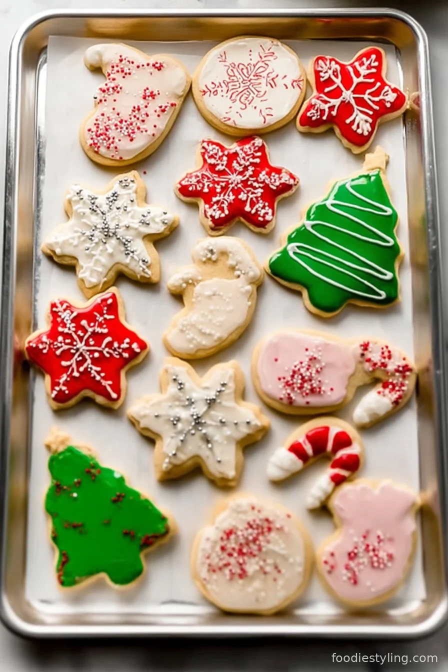 Christmas Sugar Cookies Recipe with Easy Icing cooking process