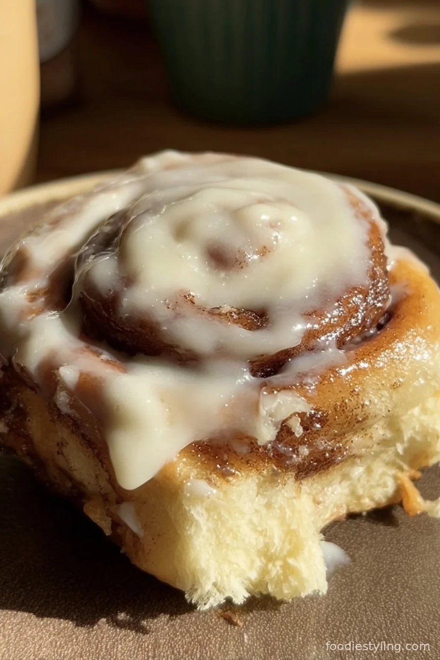 Cinnamon Rolls cooking process