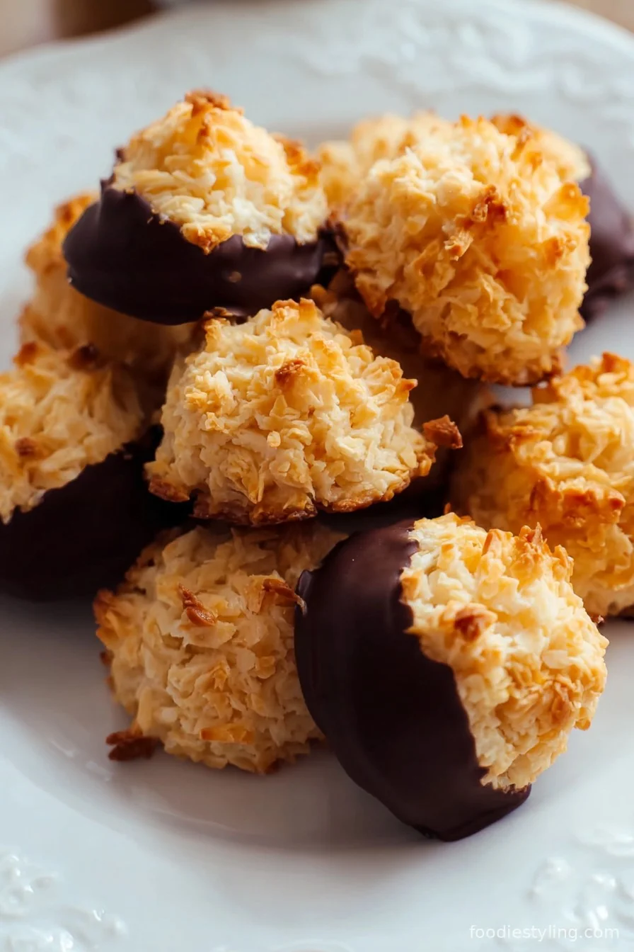 Coconut Macaroons cooking process