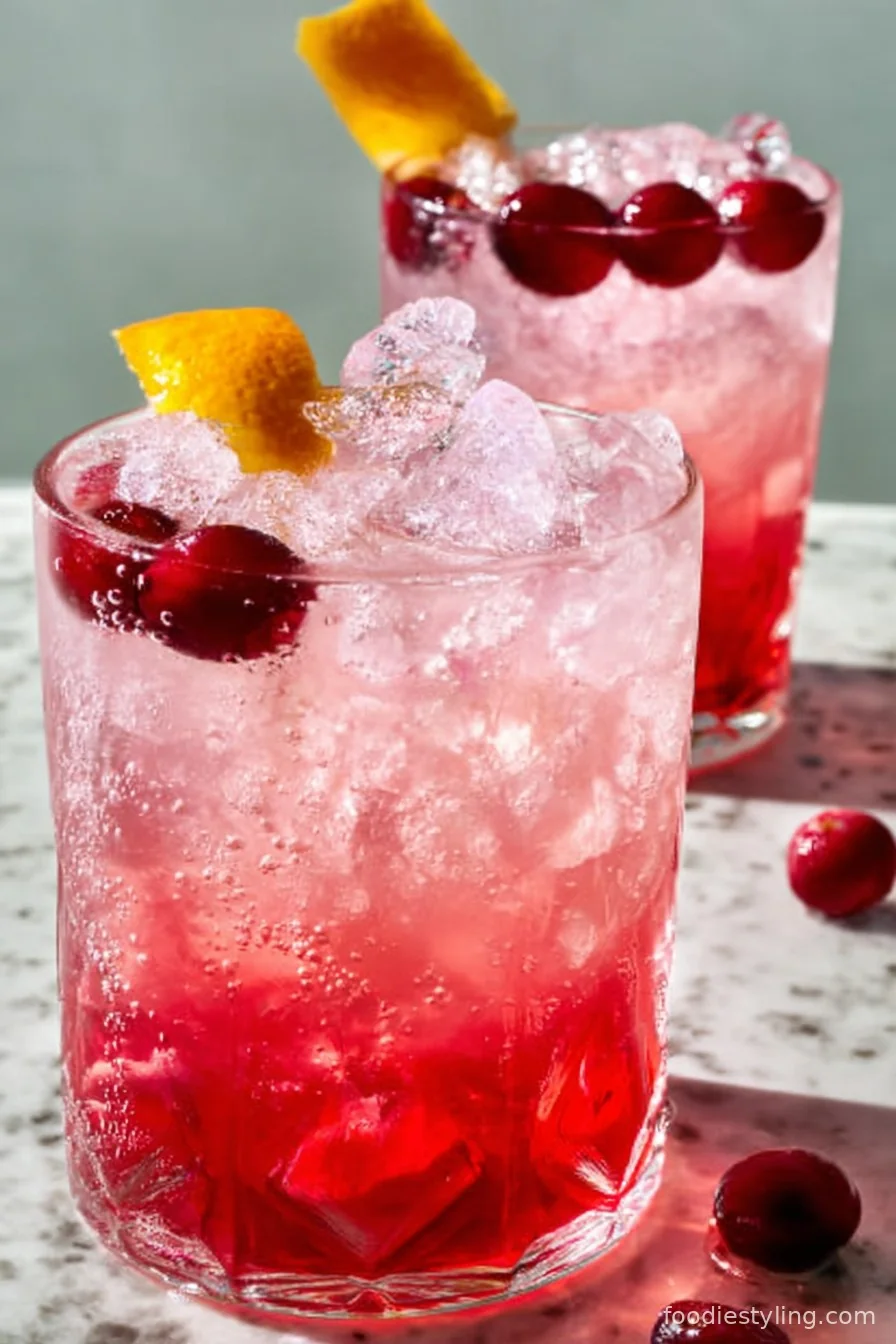 Cranberry Paloma cooking process