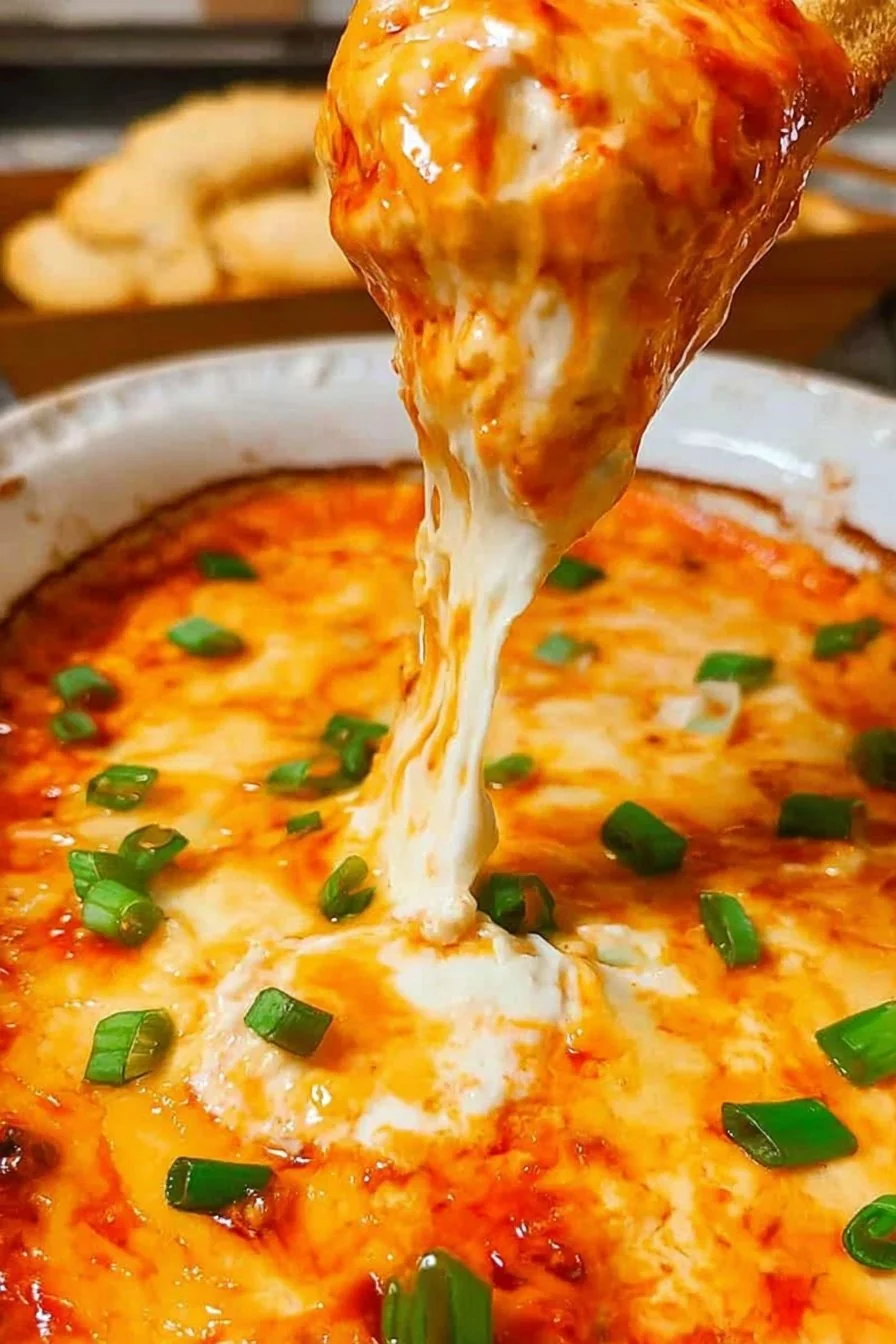 Cream Cheese Chili Dip cooking process