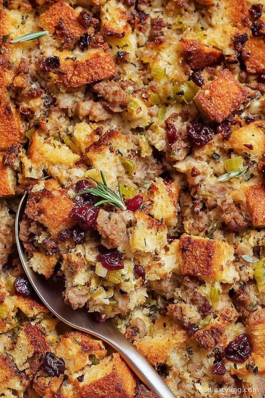 Delicious Sausage Stuffing cooking process
