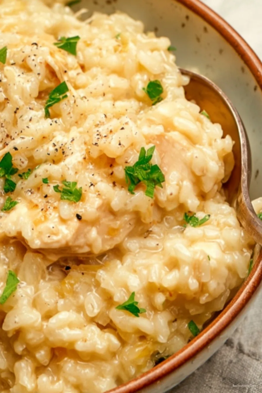 Dreamy Instant Pot Chicken and Rice cooking process