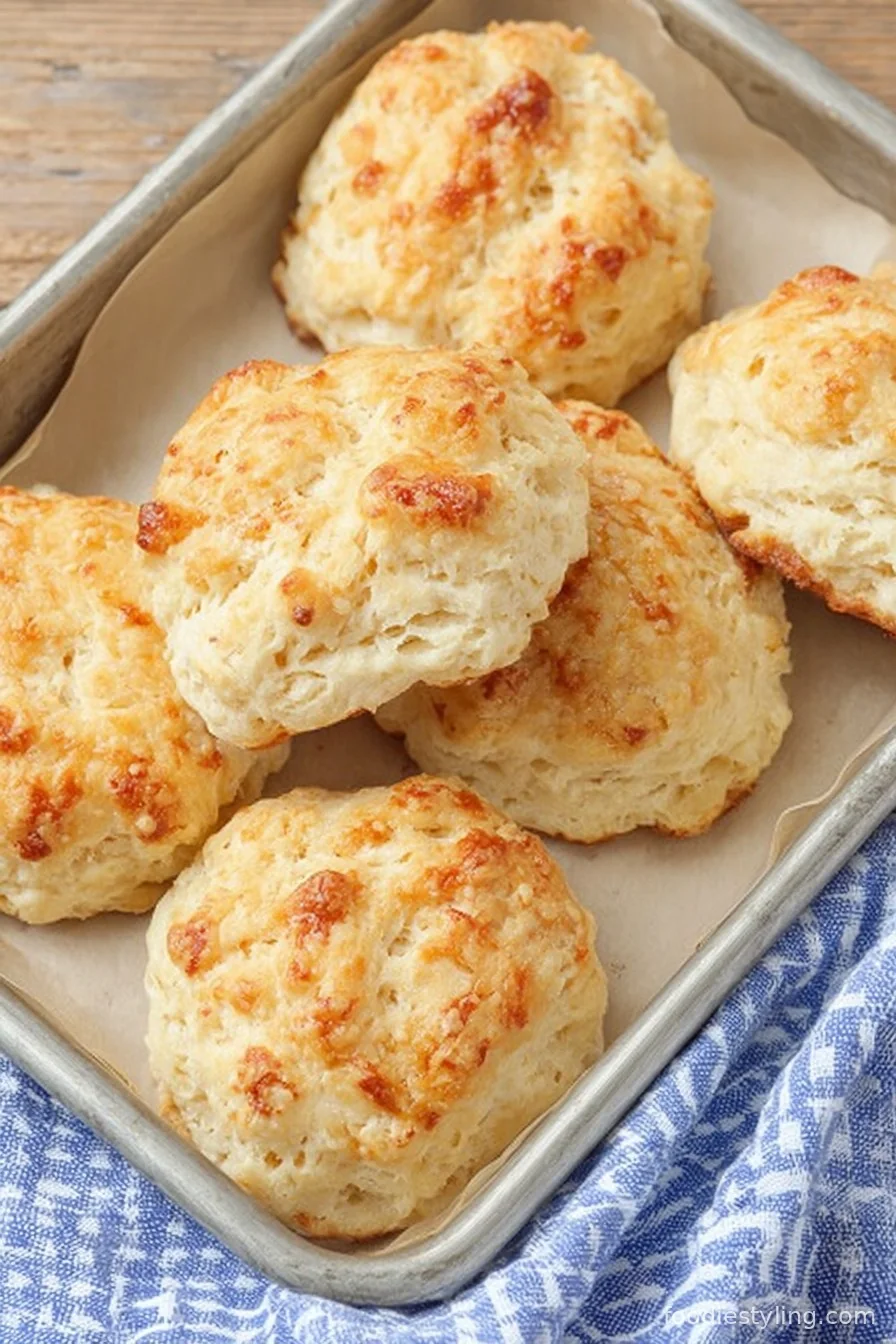 Easy Drop Biscuits cooking process