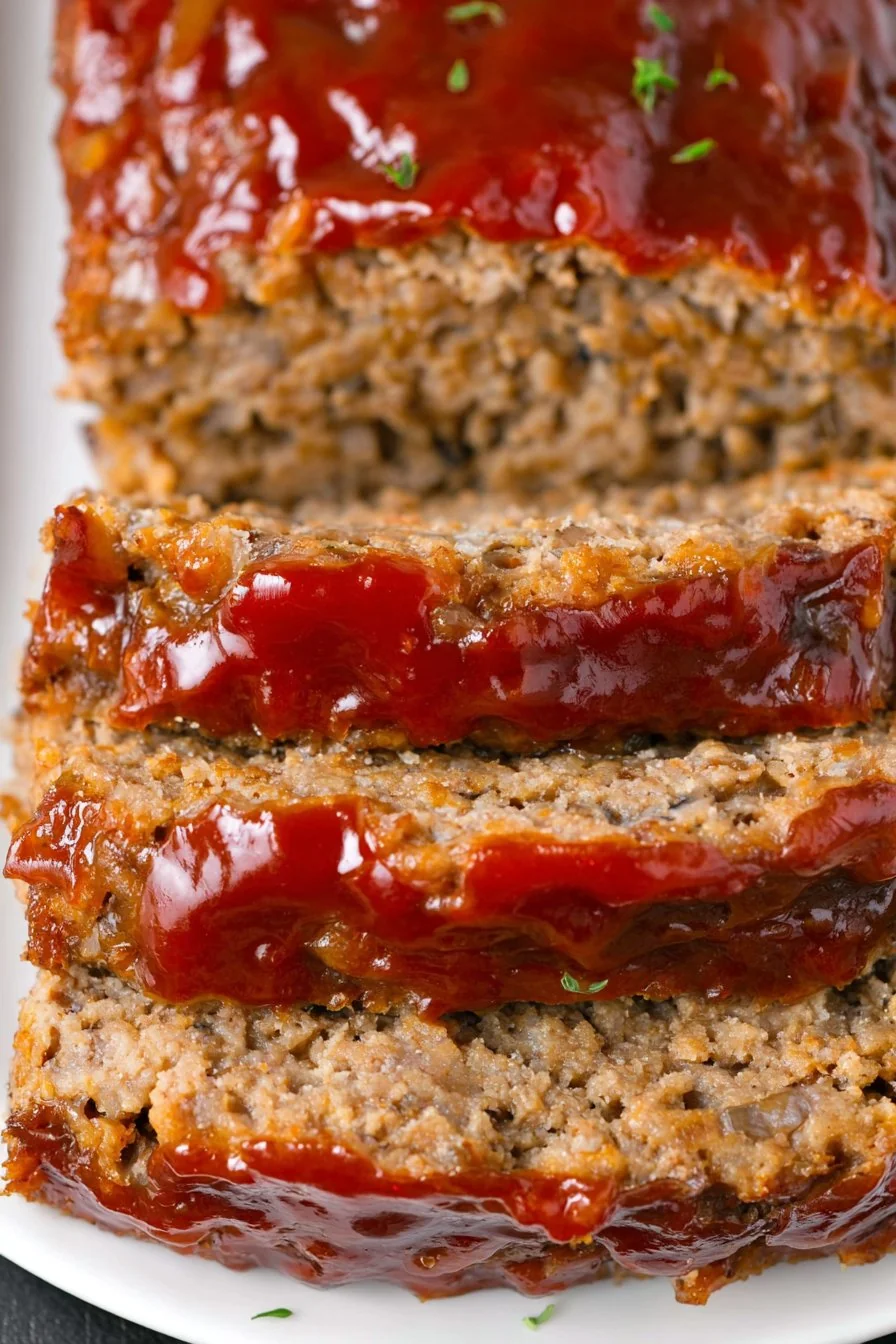 Easy Lipton Onion Soup Meatloaf cooking process