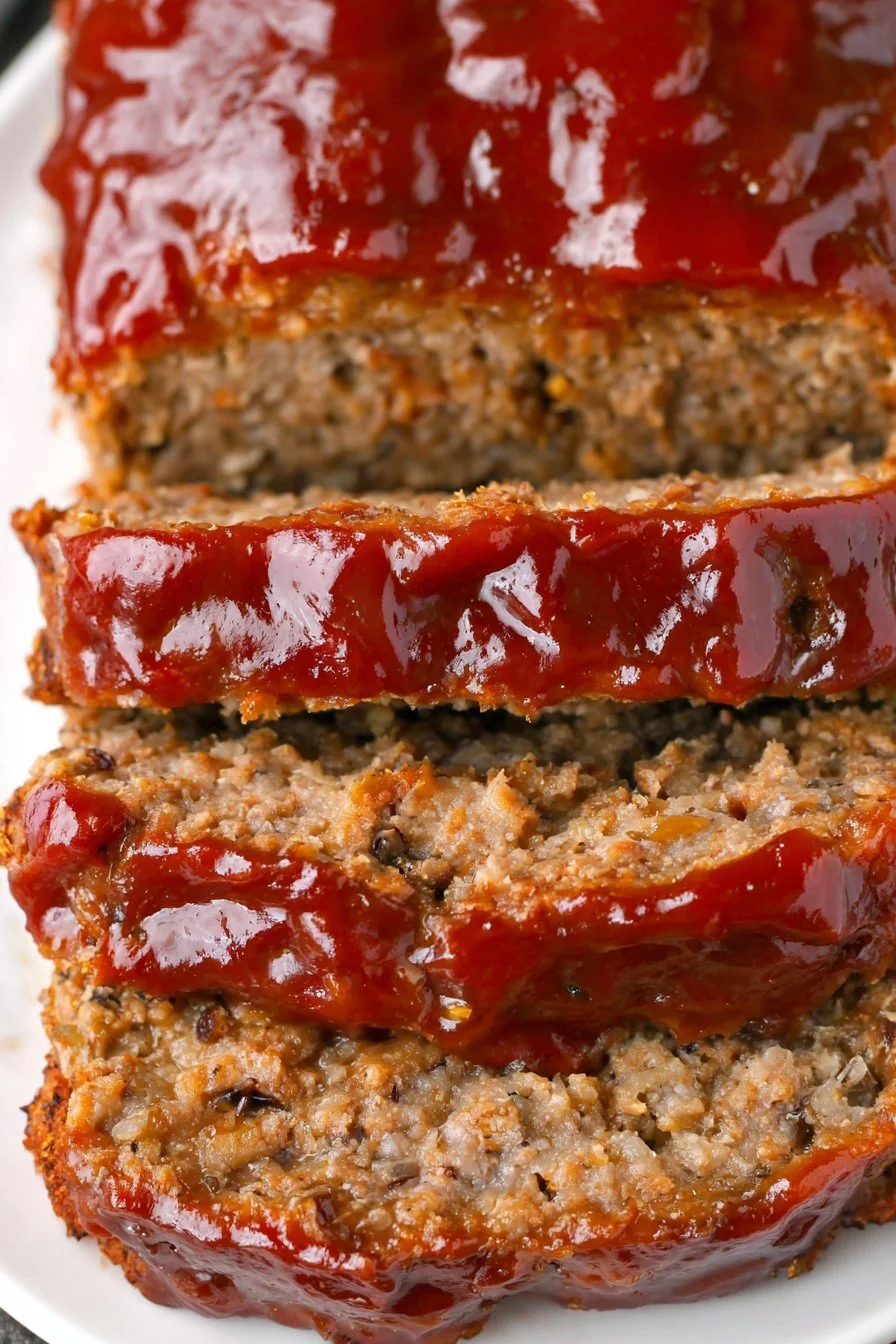 Easy Lipton Onion Soup Meatloaf cooking process