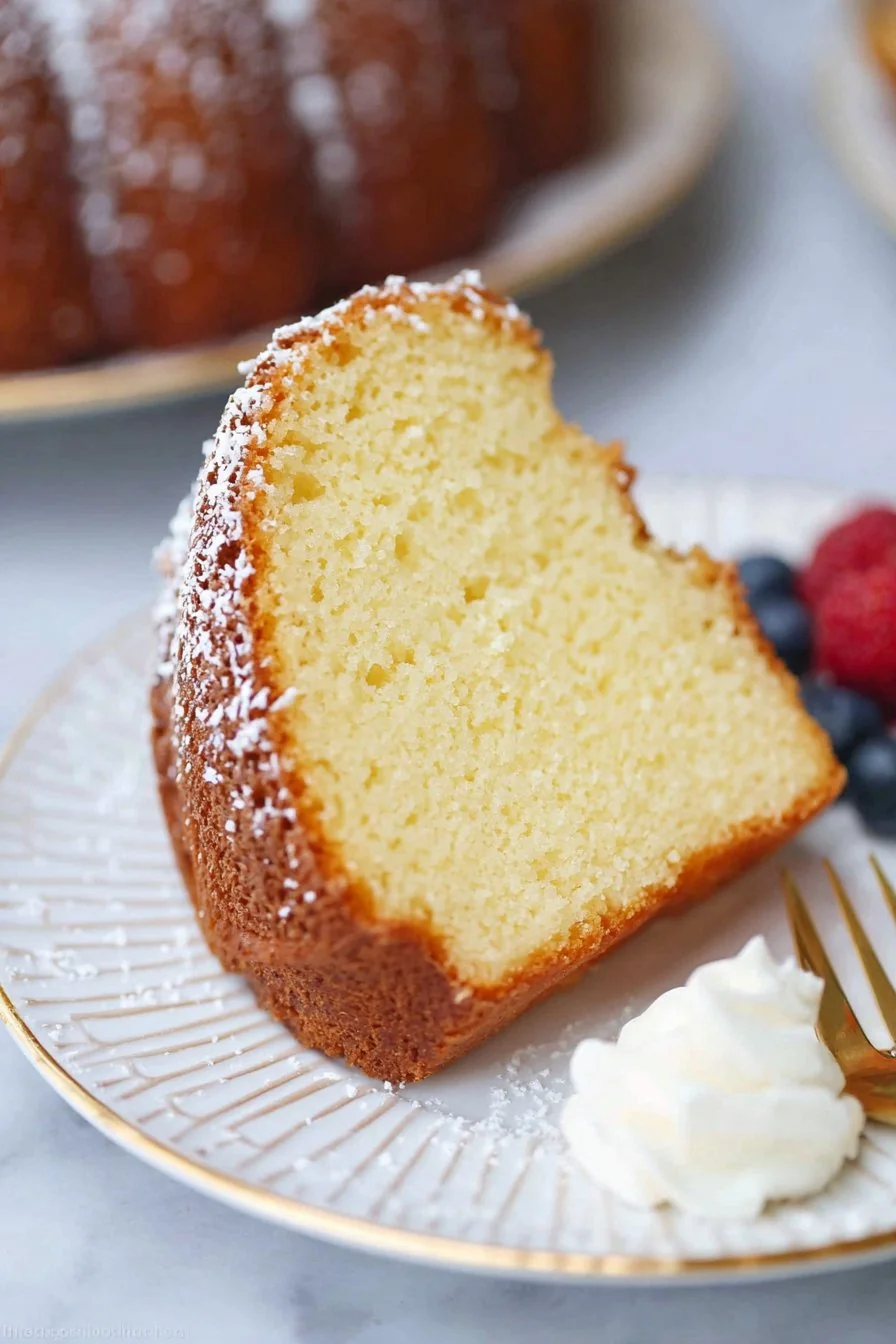 Easy Pound Cake cooking process