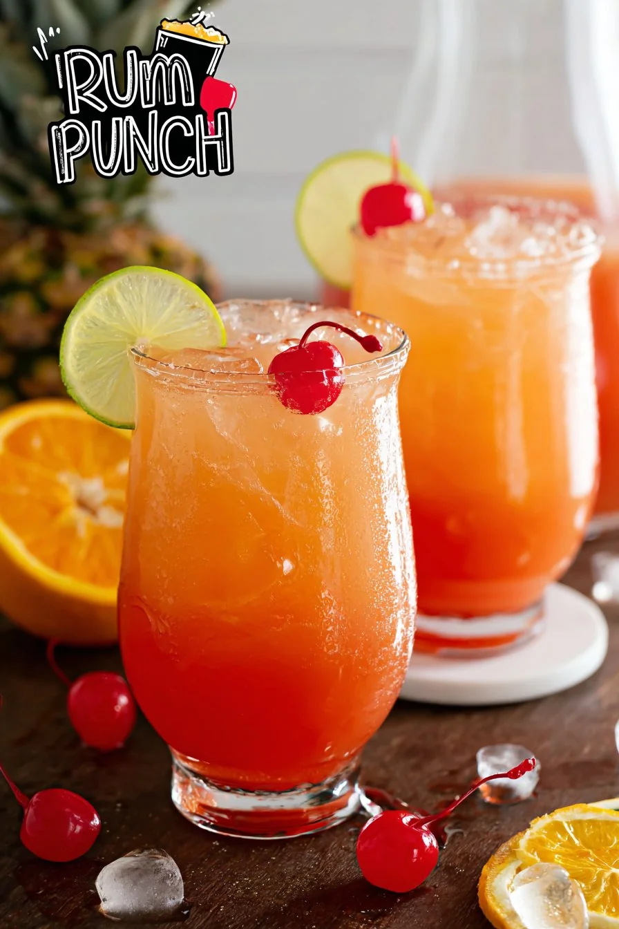 Easy Rum Punch cooking process