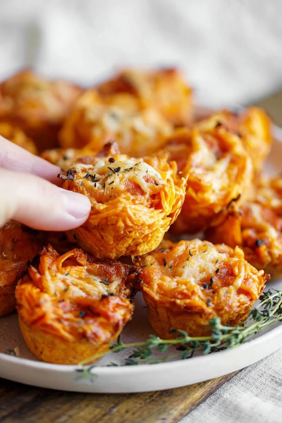Easy Sweet Potato Puffs cooking process