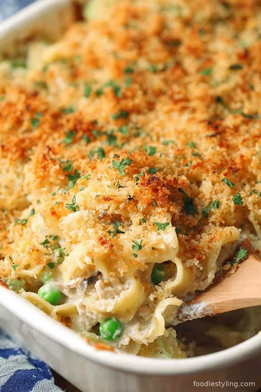 Easy Tuna Casserole Recipe cooking process