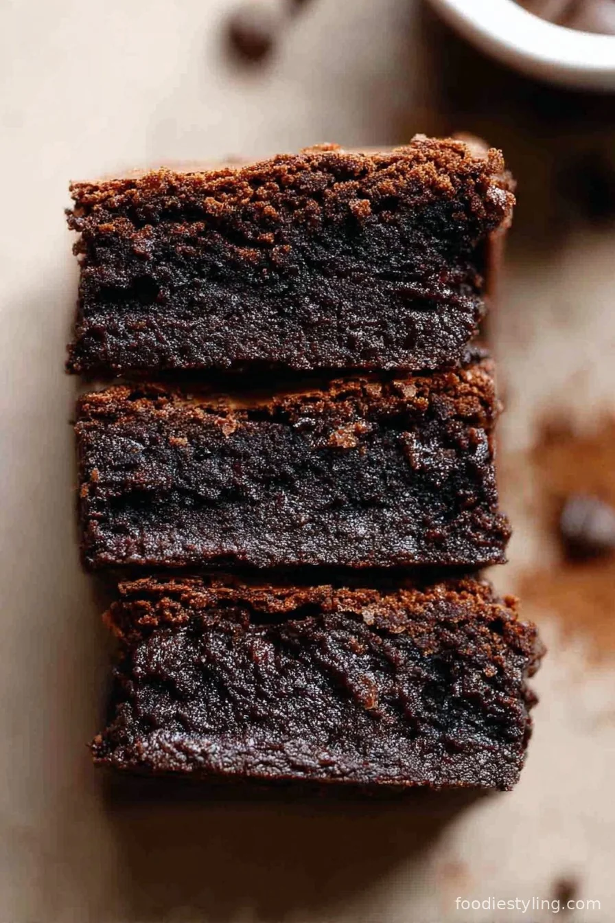 Espresso Brownies cooking process