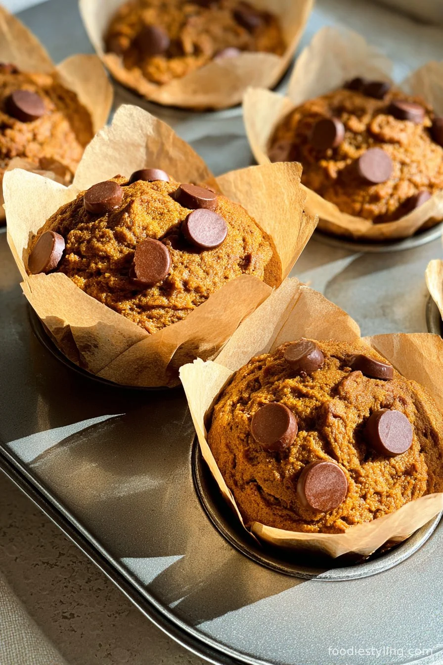 Gluten Free Pumpkin Muffins Cooling on a Rack