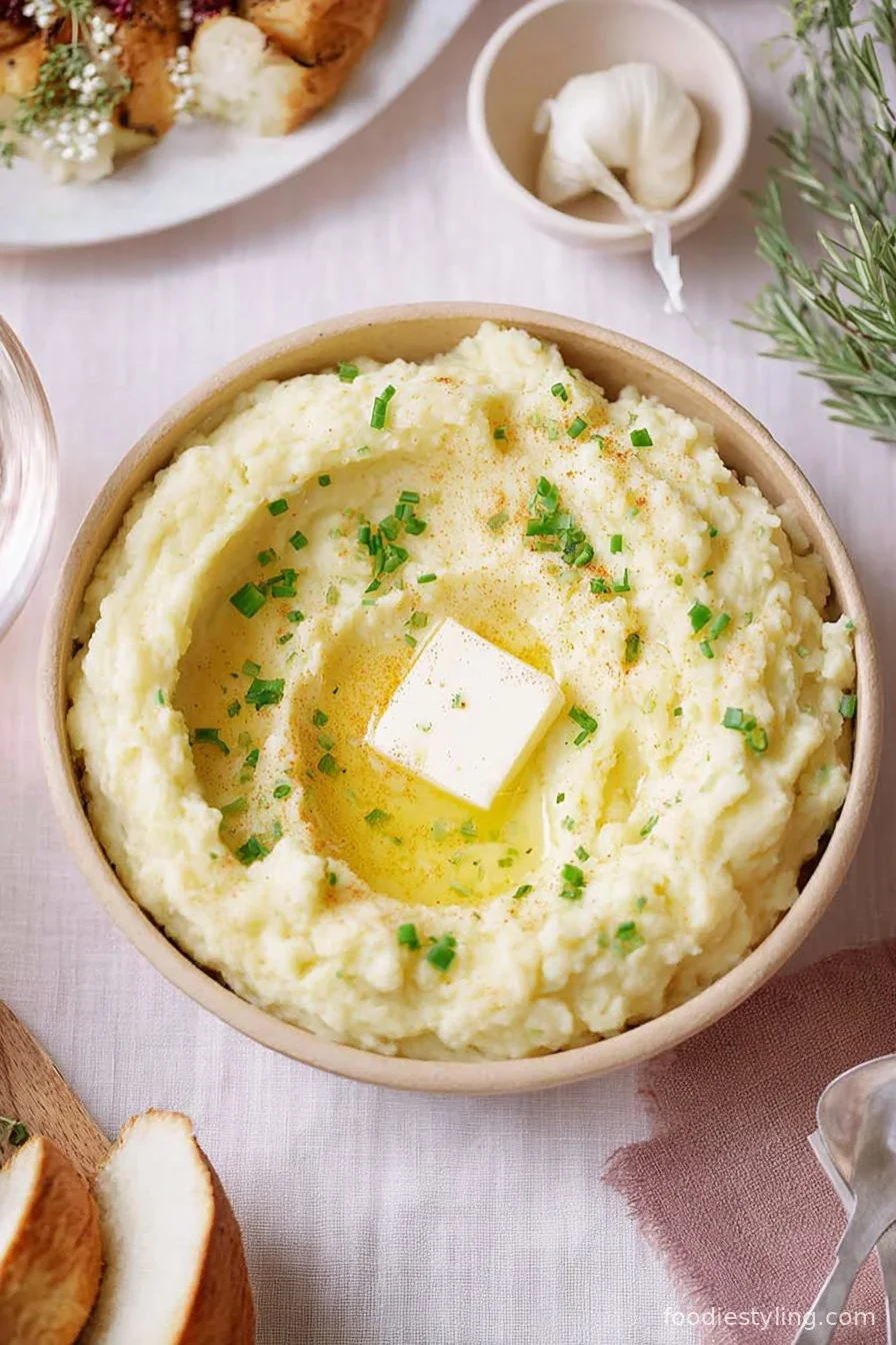 Healthy Mashed Potatoes cooking process