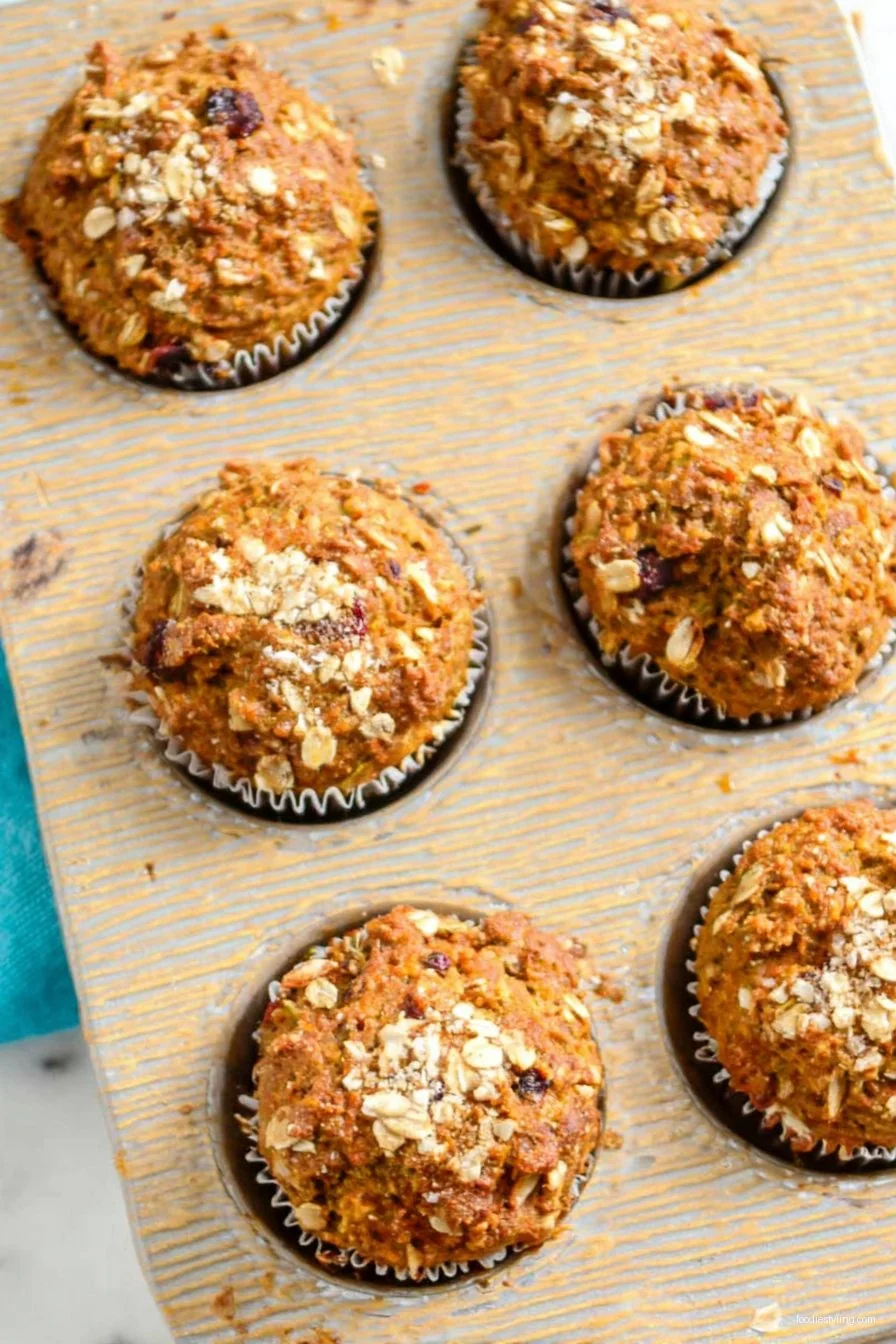 Healthy Morning Glory Breakfast Muffins cooking process