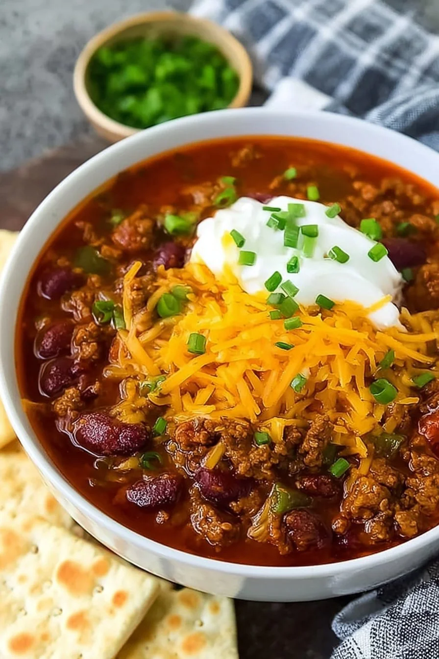 Instant Pot Chili cooking process