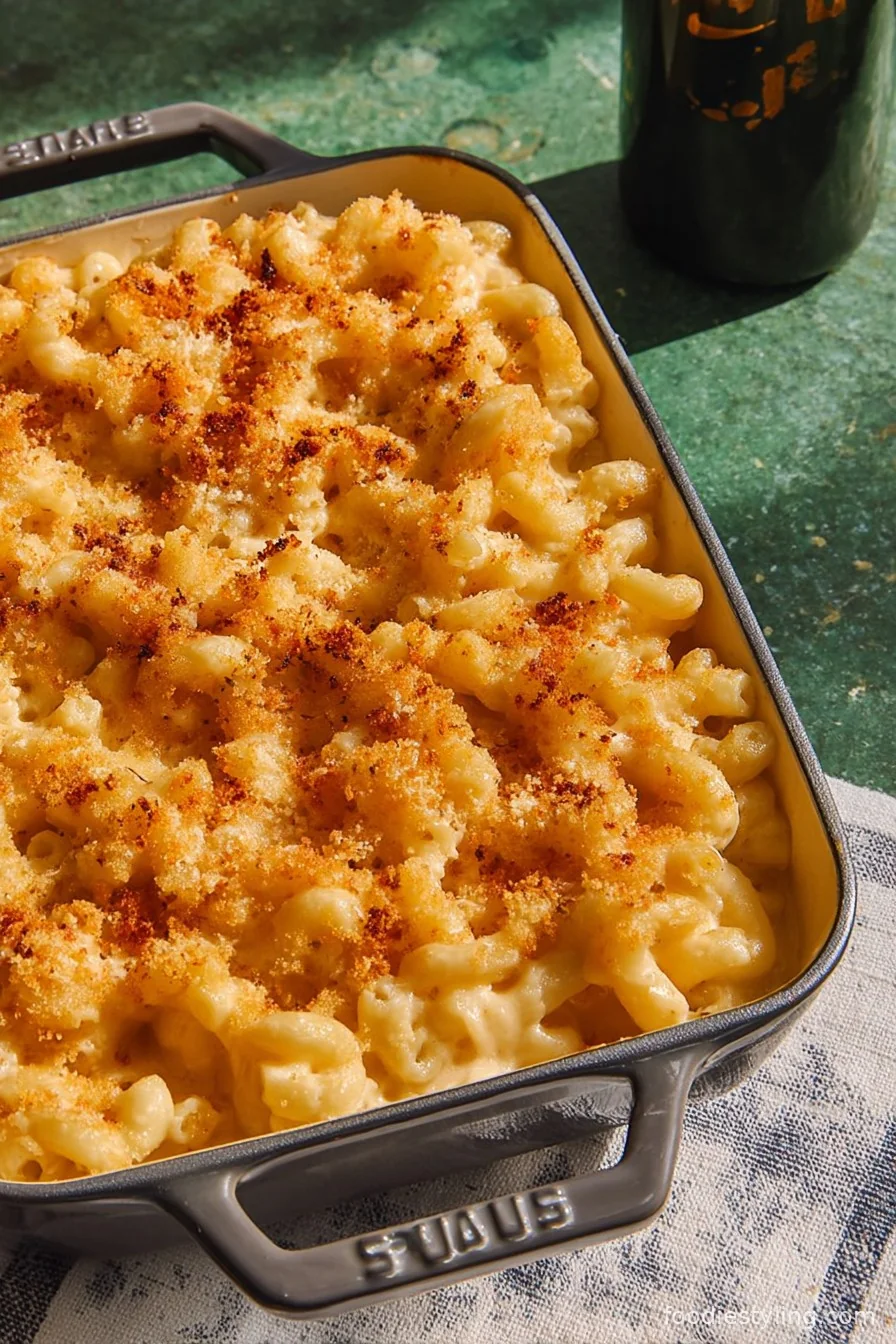 Mac and Cheese cooking process