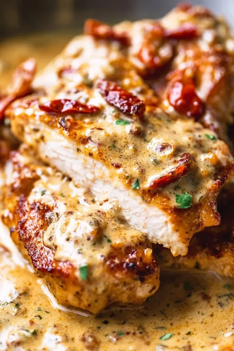 Marry Me Chicken cooking process