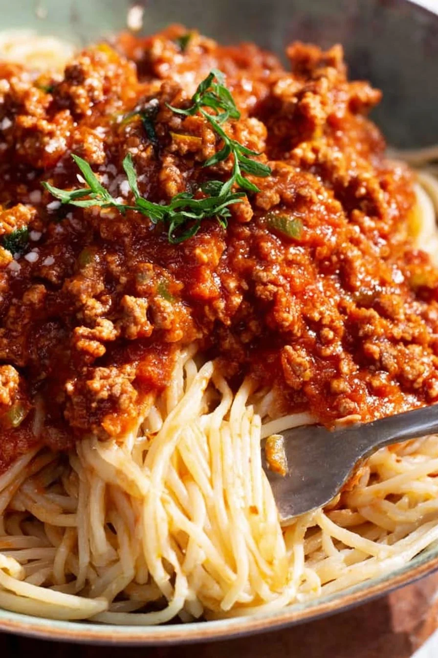 Meat Sauce with Hidden Vegetables cooking process