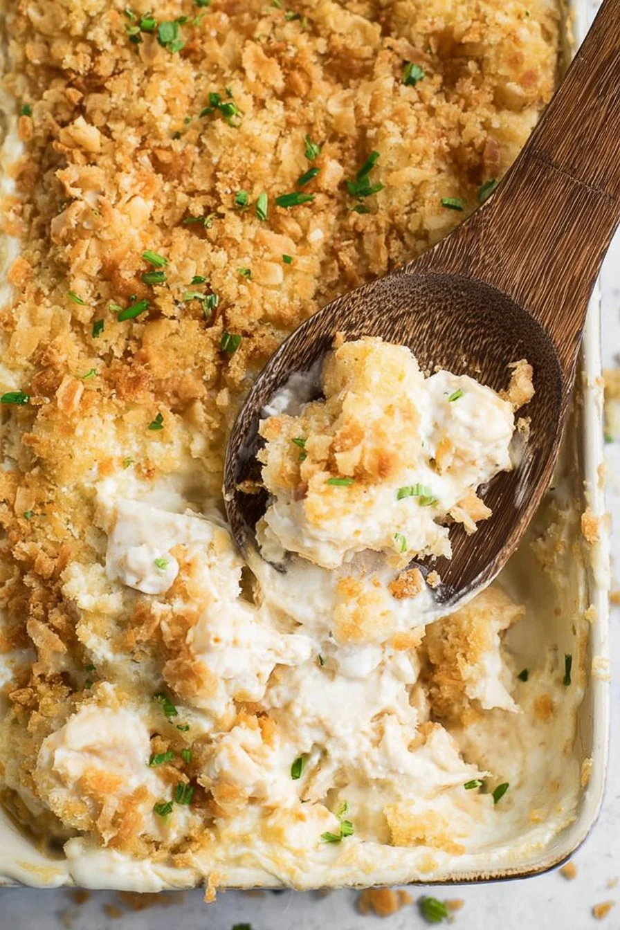 Million Dollar Chicken Casserole cooking process