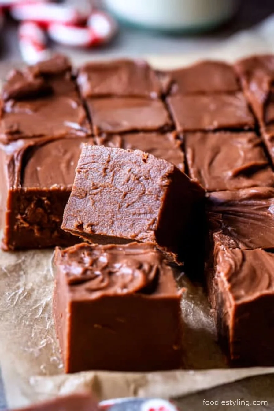 Mom’s Easy Fudge Recipe cooking process