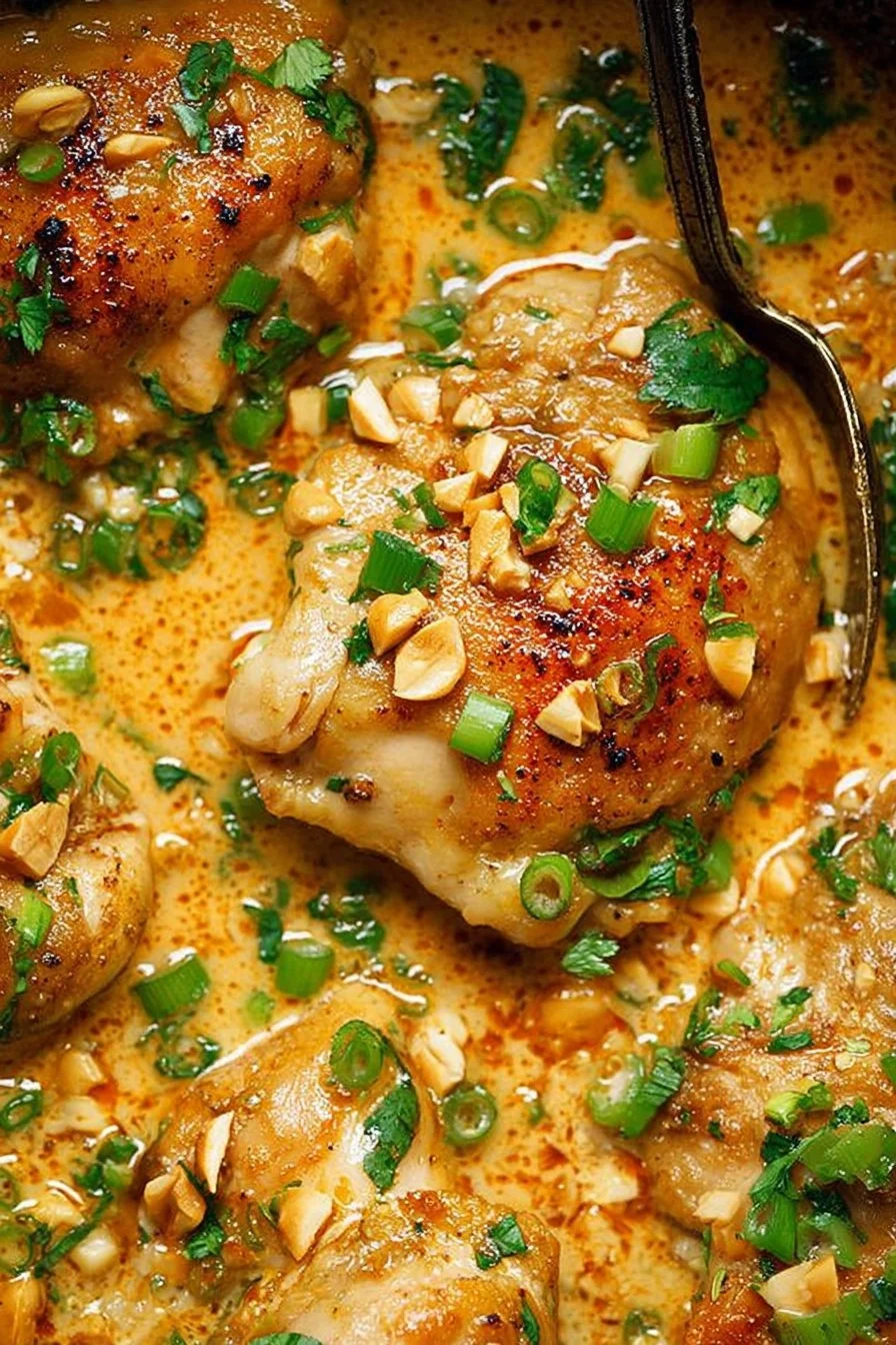 One Pan Coconut Lime Chicken cooking process