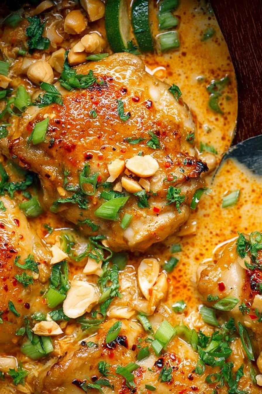 One Pan Coconut Lime Chicken cooking process