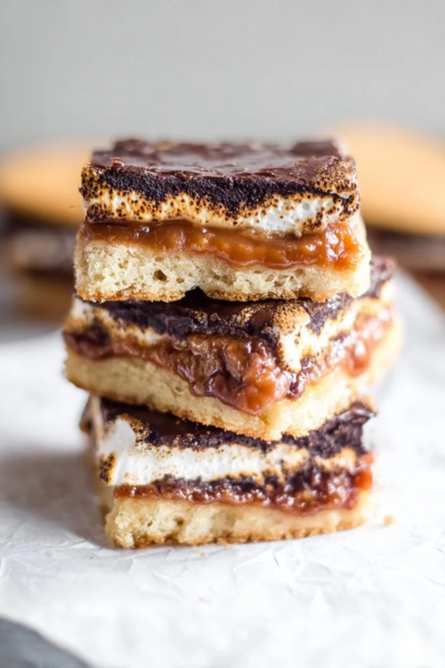 Paleo Smores Bars cooking process