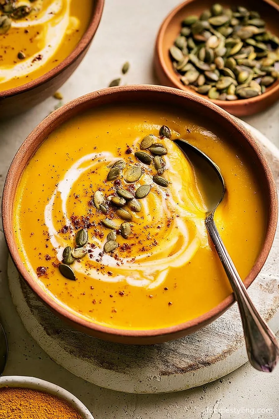 Panera Autumn Squash Soup Recipe (Copycat) cooking process