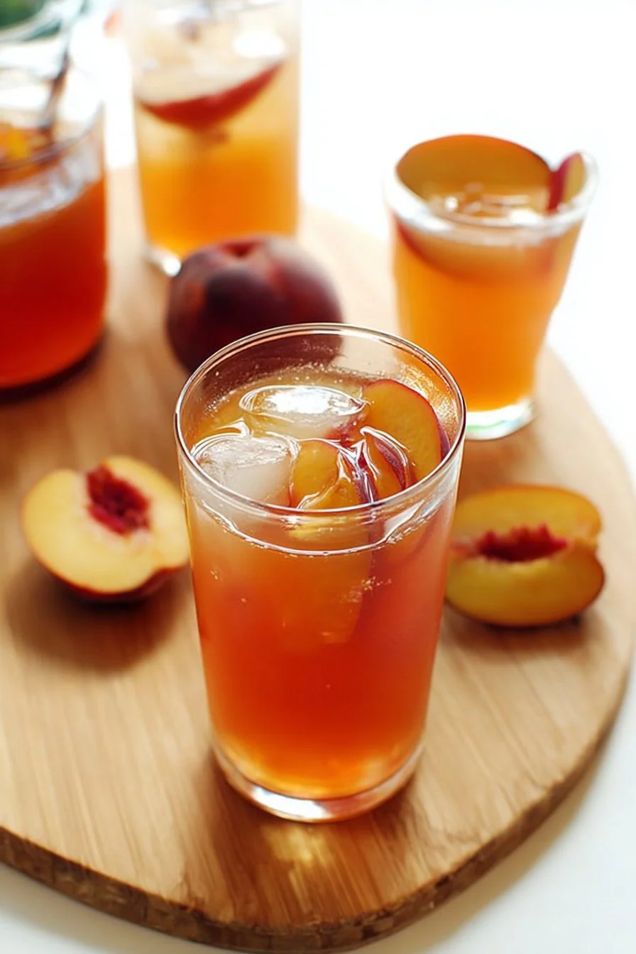 Perfect Peach Iced Tea cooking process