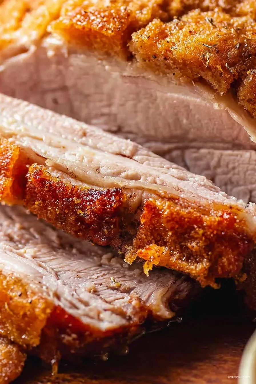 Pork Roast with Crispy Crackling cooking process