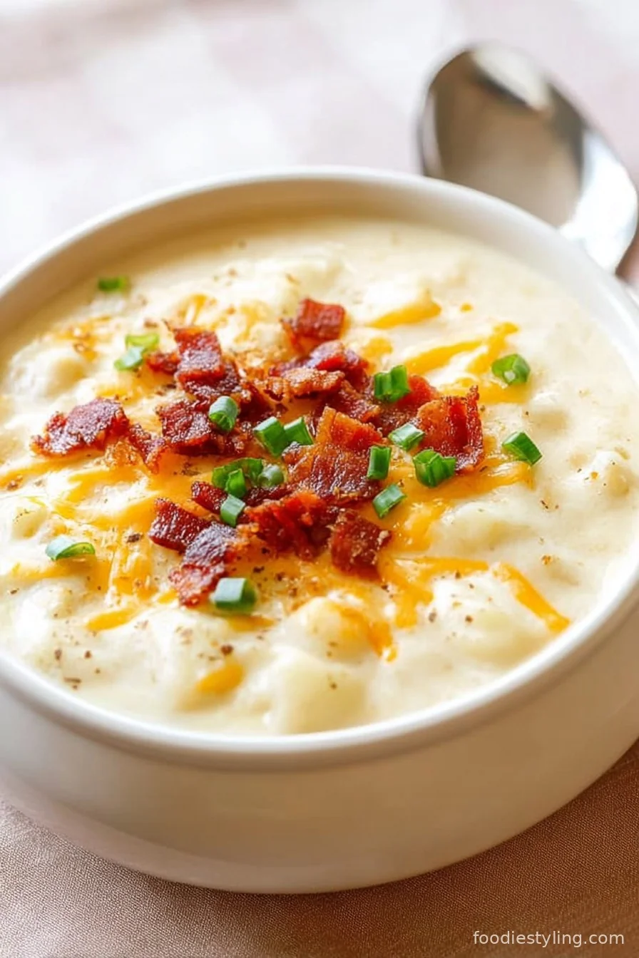 Potato Soup Recipe cooking process
