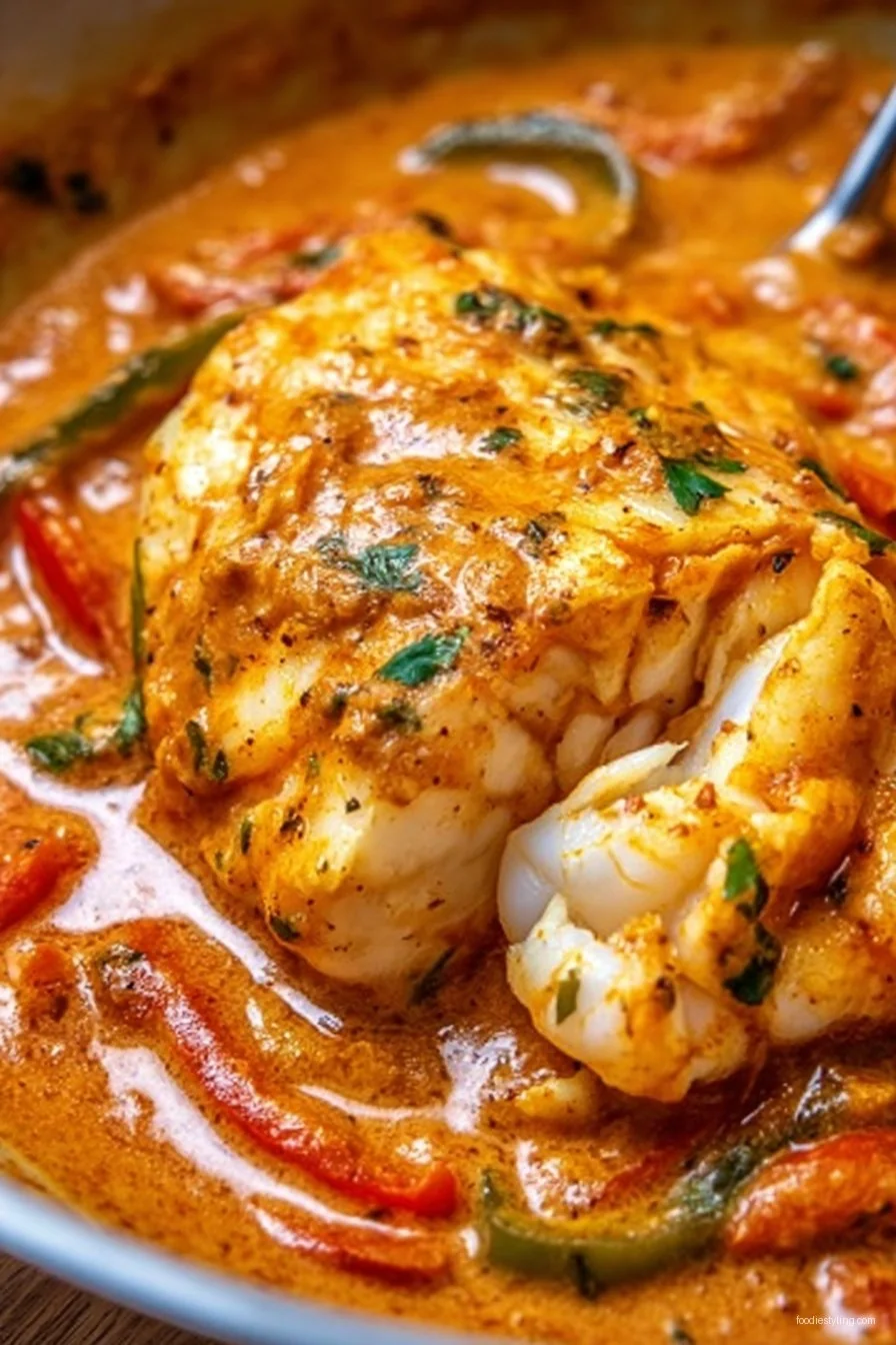 Quick Tilapia in Roasted Pepper Sauce cooking process