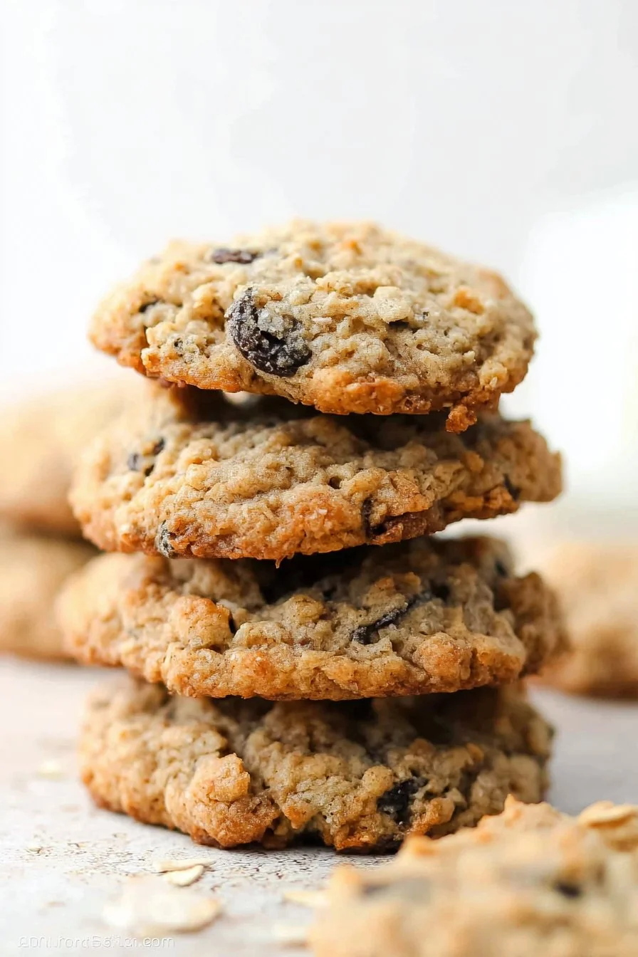 Soft & Chewy Oatmeal Raisin Cookie Recipe cooking process