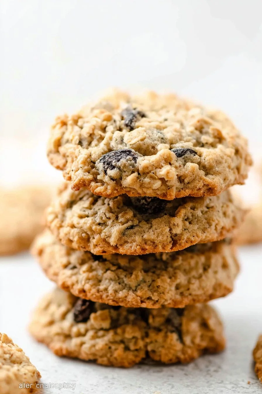 Soft & Chewy Oatmeal Raisin Cookie Recipe cooking process