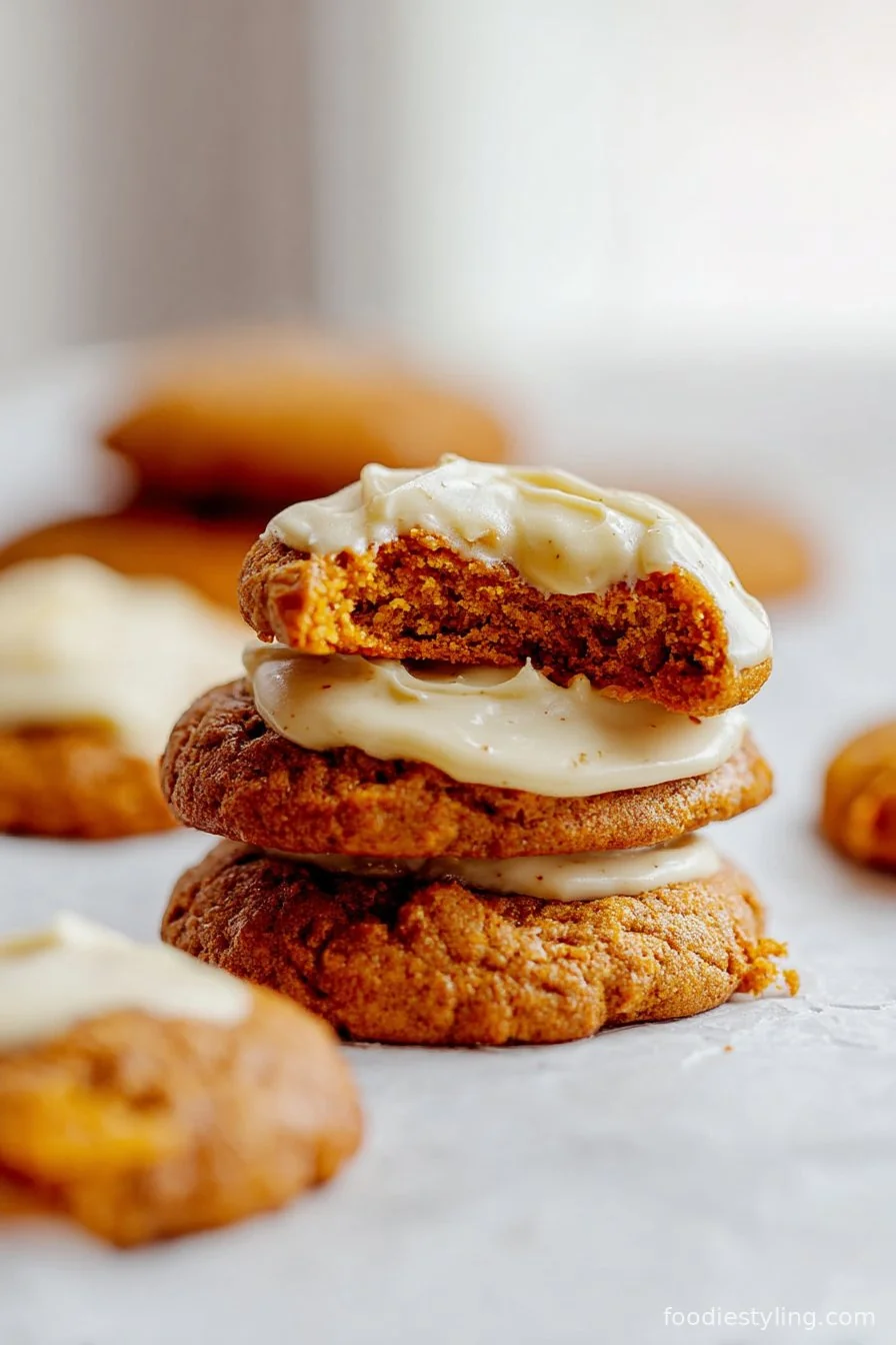 Soft Pumpkin Cookies cooking process