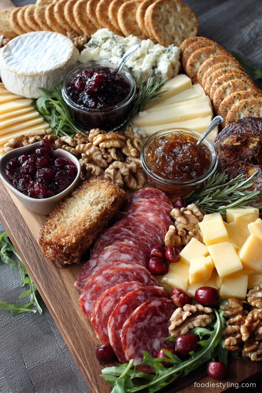 Thanksgiving Charcuterie Board cooking process