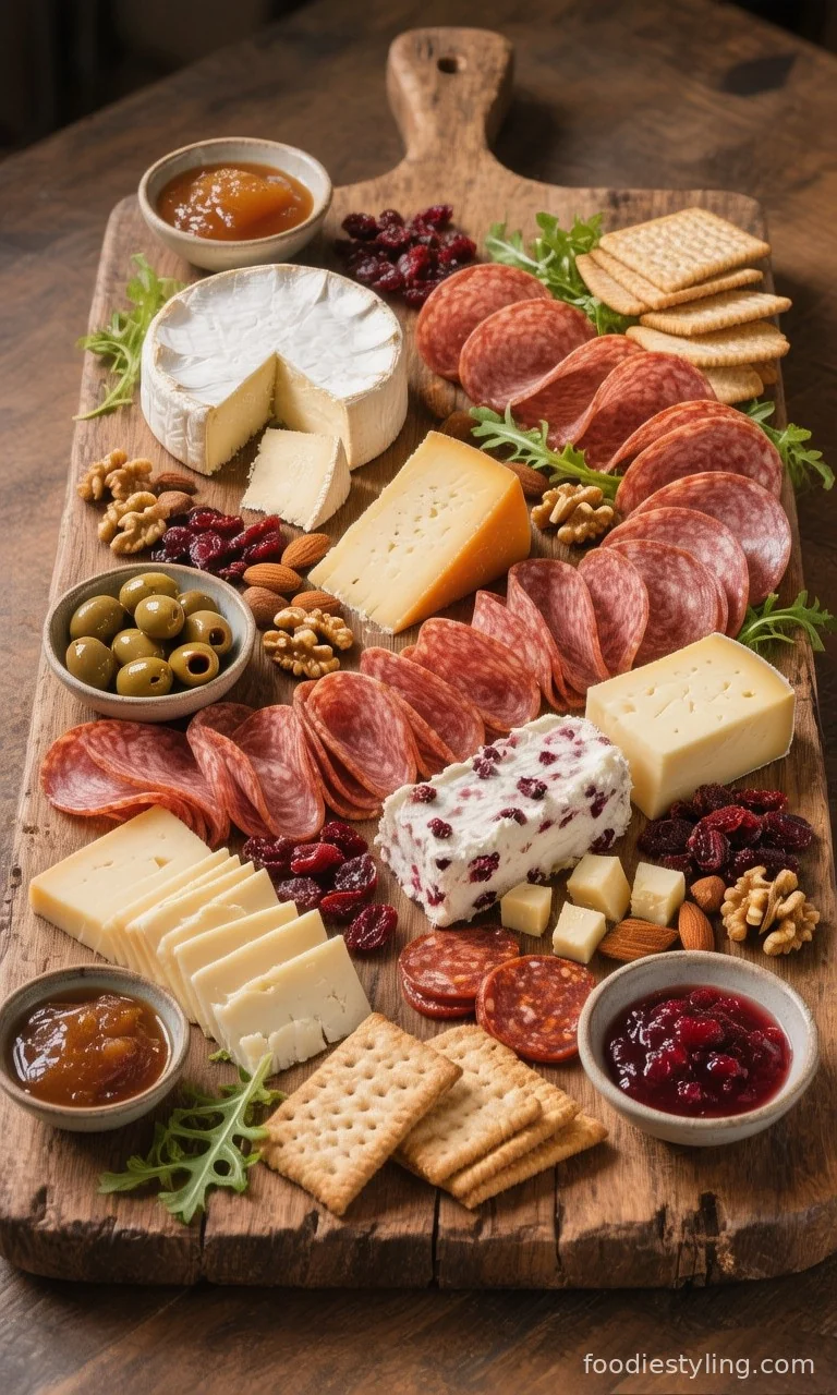 Thanksgiving Charcuterie Board cooking process