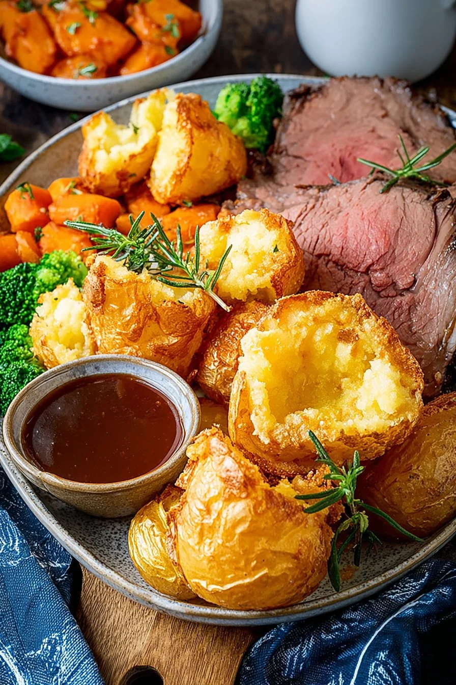 The Best Crispy Roast Potatoes cooking process