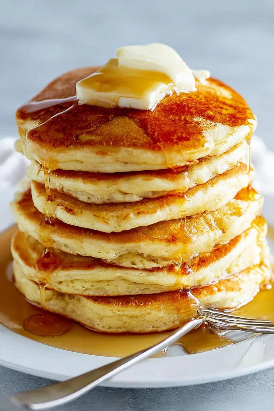 The Best Gluten-Free Pancakes cooking process