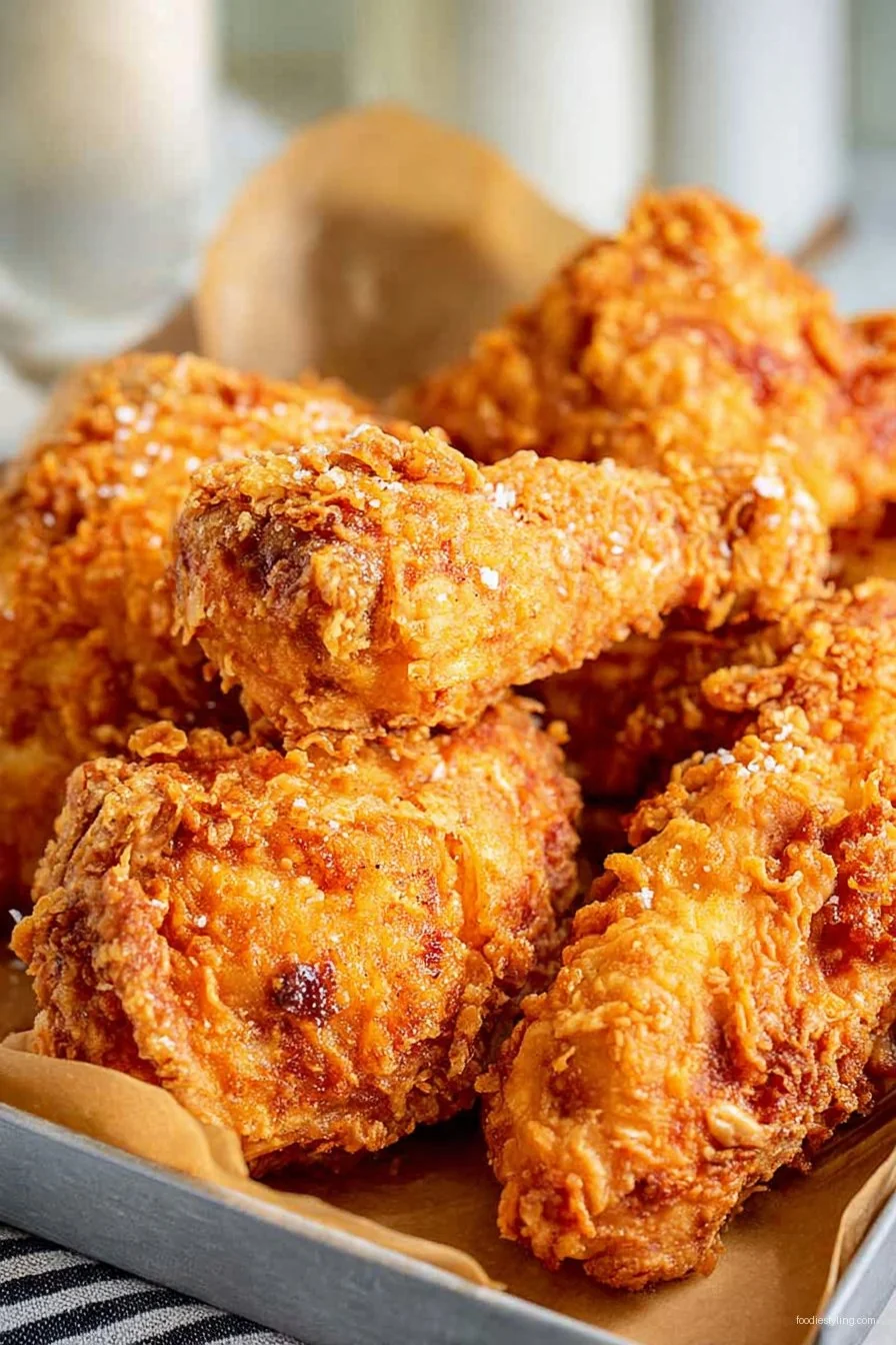 The Best Southern Fried Chicken cooking process