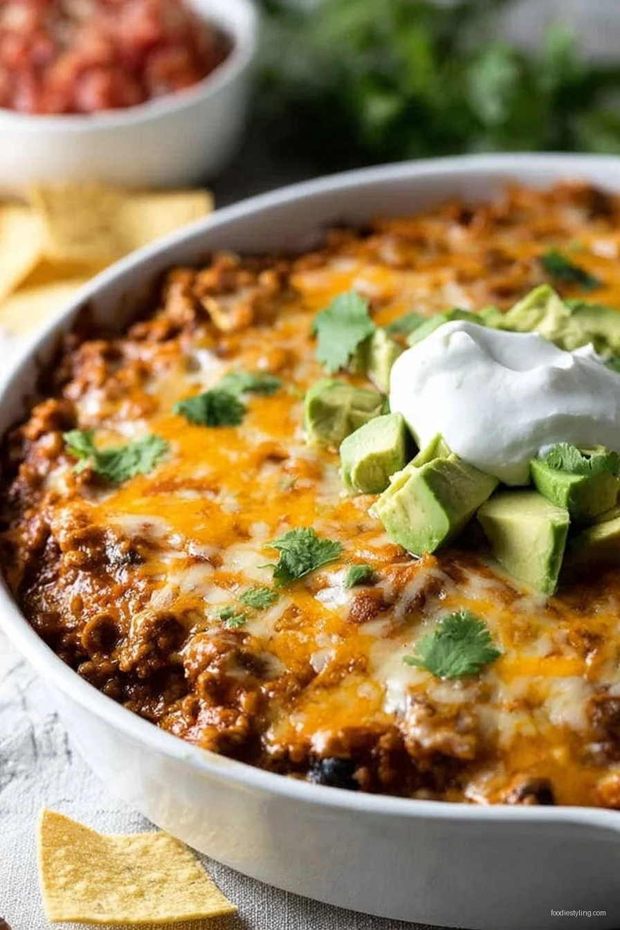 Tortilla Chip Enchilada Skillet for Any Night cooking process