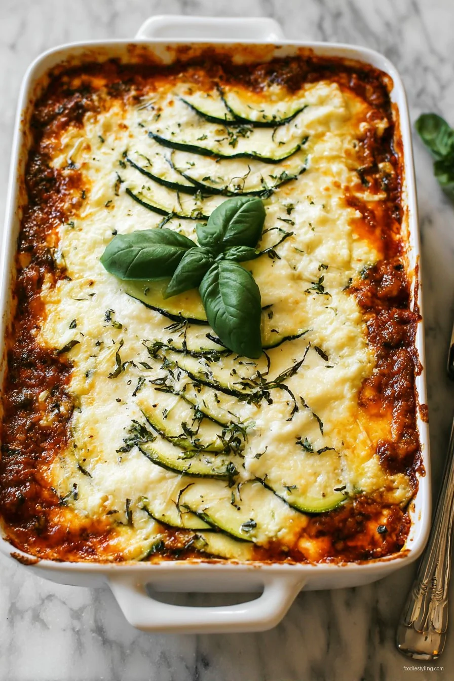 Zucchini Lasagna Recipe cooking process